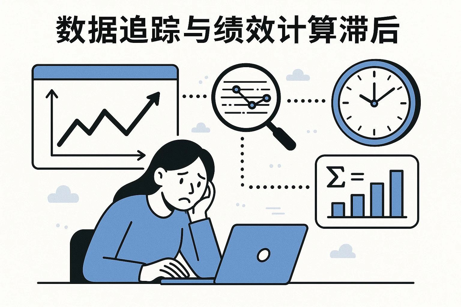 2. 数据追踪与绩效计算滞后