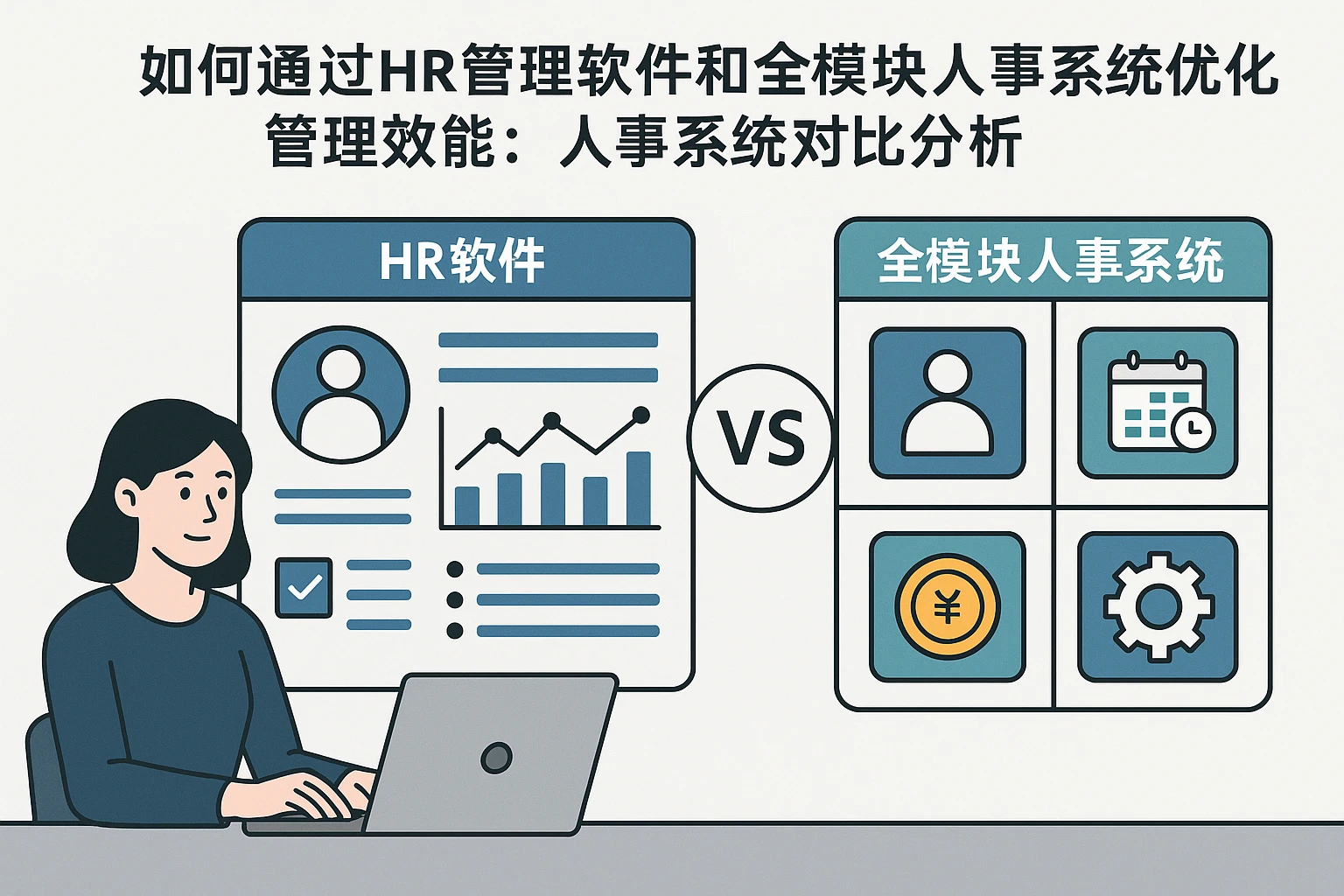 如何通过HR管理软件和全模块人事系统优化管理效能：人事系统对比分析