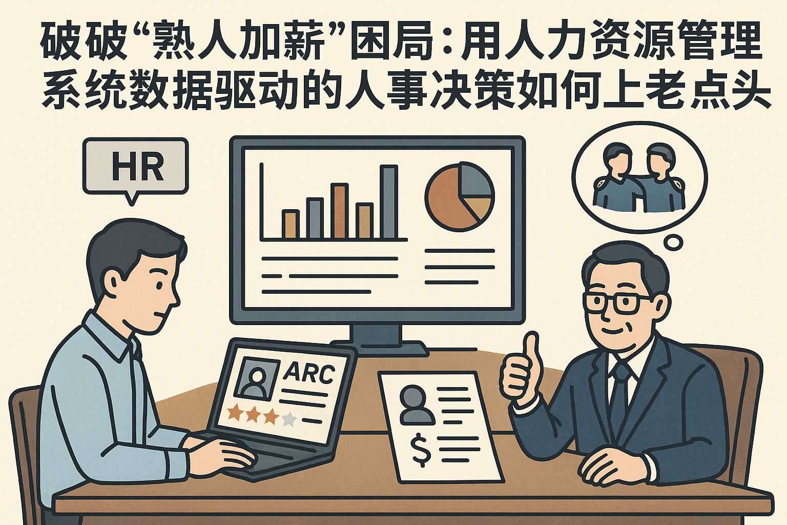 用人力资源管理系统破解“熟人加薪”困局：数据驱动的人事决策如何让老板点头