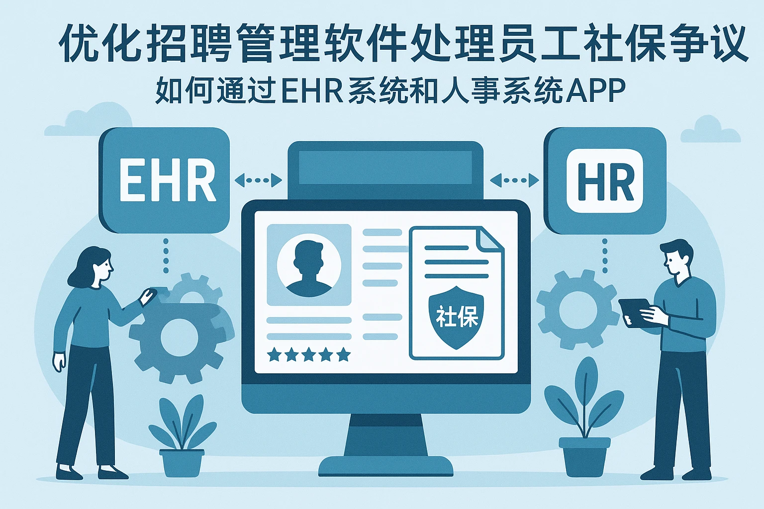 如何通过EHR系统和人事系统APP优化招聘管理软件处理员工社保争议