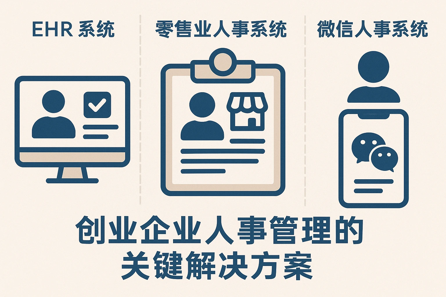 ehr系统、零售业人事系统与微信人事系统：创业企业人事管理的关键解决方案
