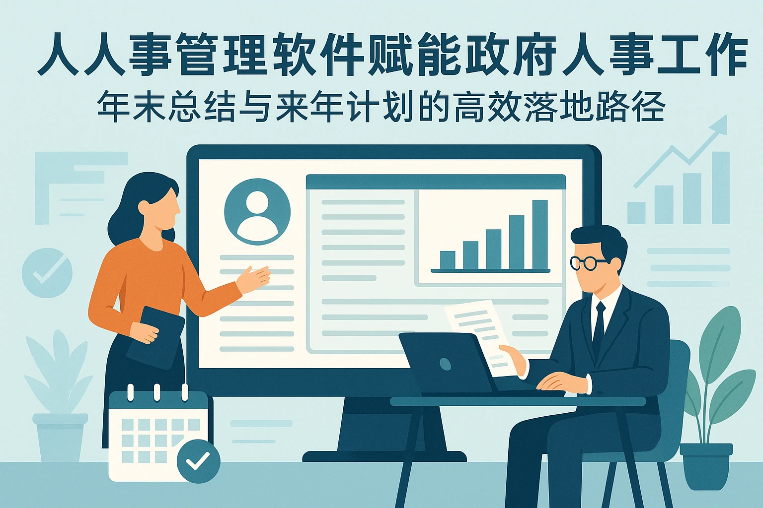 人事管理软件赋能政府人事工作:年末总结与来年计划的高效落地路径