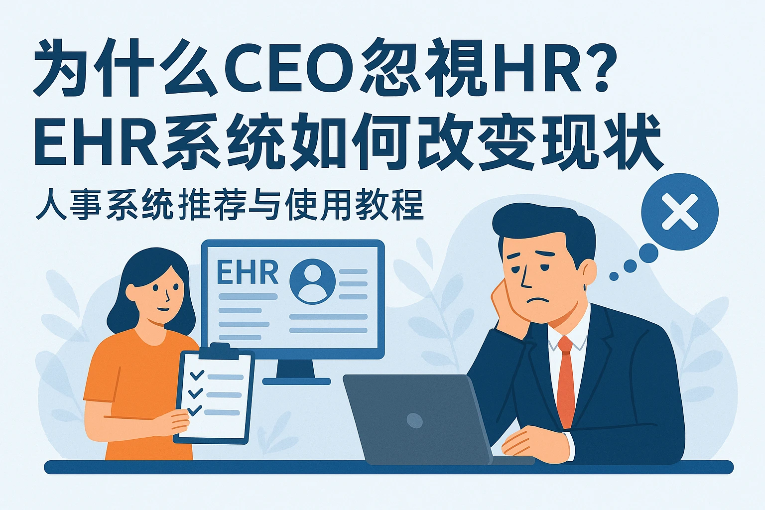 为什么CEO忽视HR?ehr系统如何改变现状 - 人事系统推荐与使用教程