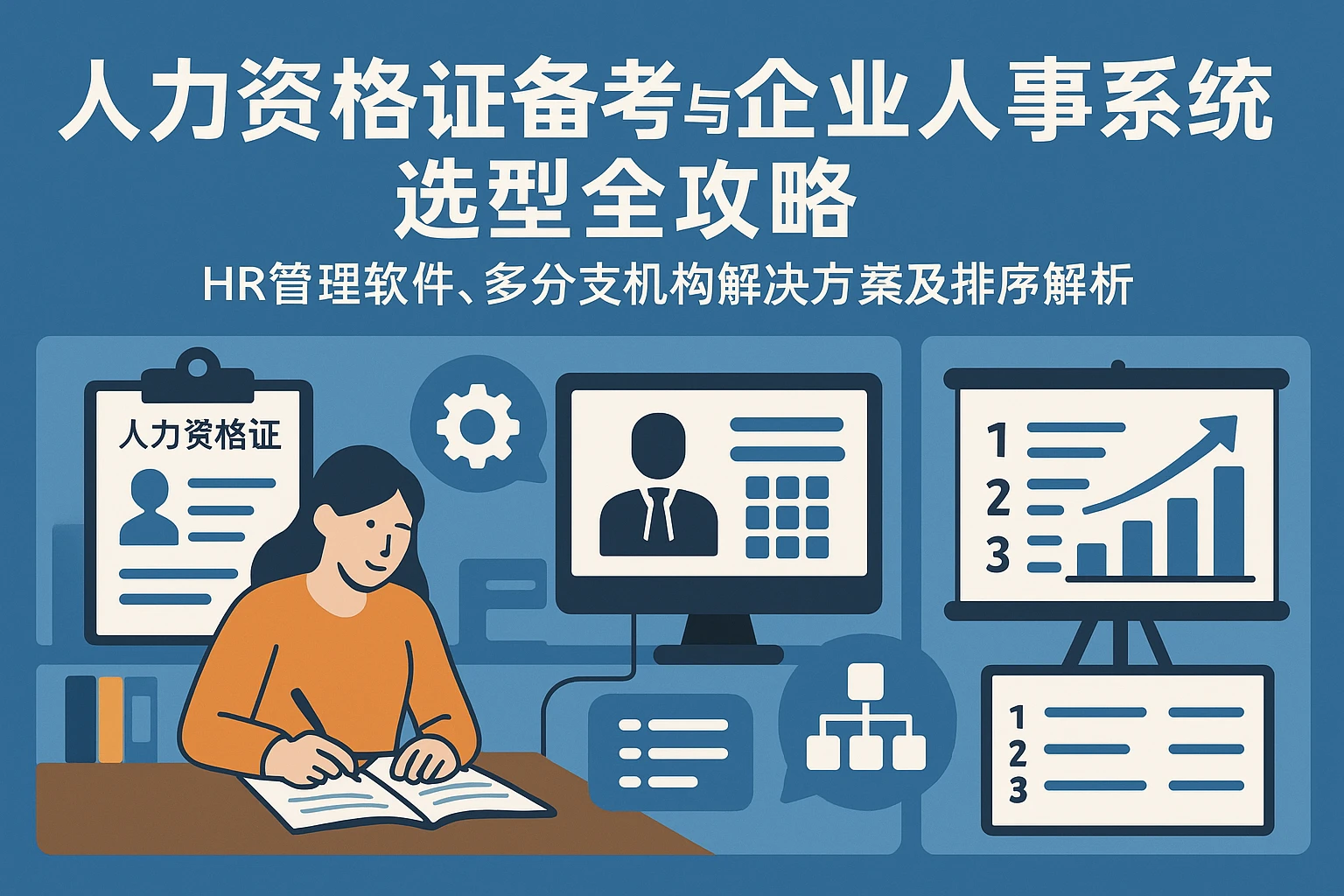 人力资格证备考与企业人事系统选型全攻略：HR管理软件、多分支机构解决方案及排行榜解析