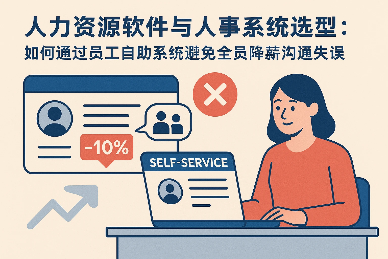 人力资源软件与人事系统选型：如何通过员工自助系统避免全员降薪沟通失误