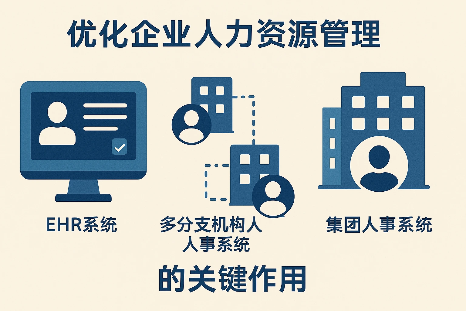 优化企业人力资源管理：EHR系统、多分支机构人事系统与集团人事系统的关键作用