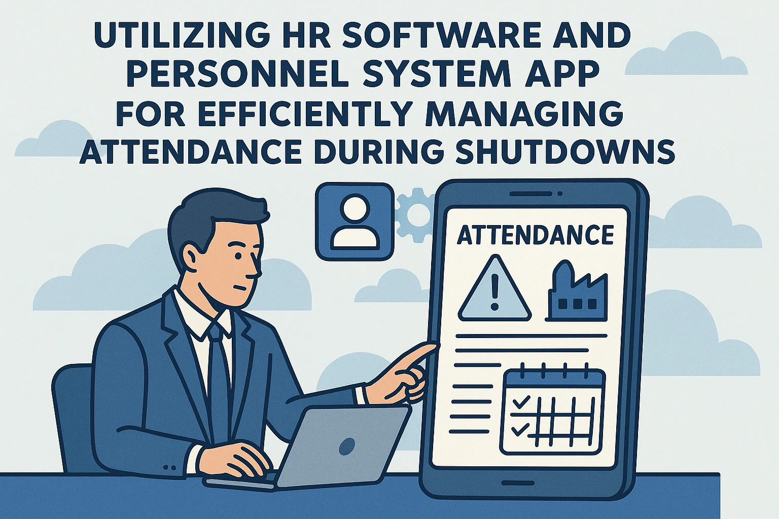 利用人力资源软件和人事系统APP高效处理停工停产的考勤管理