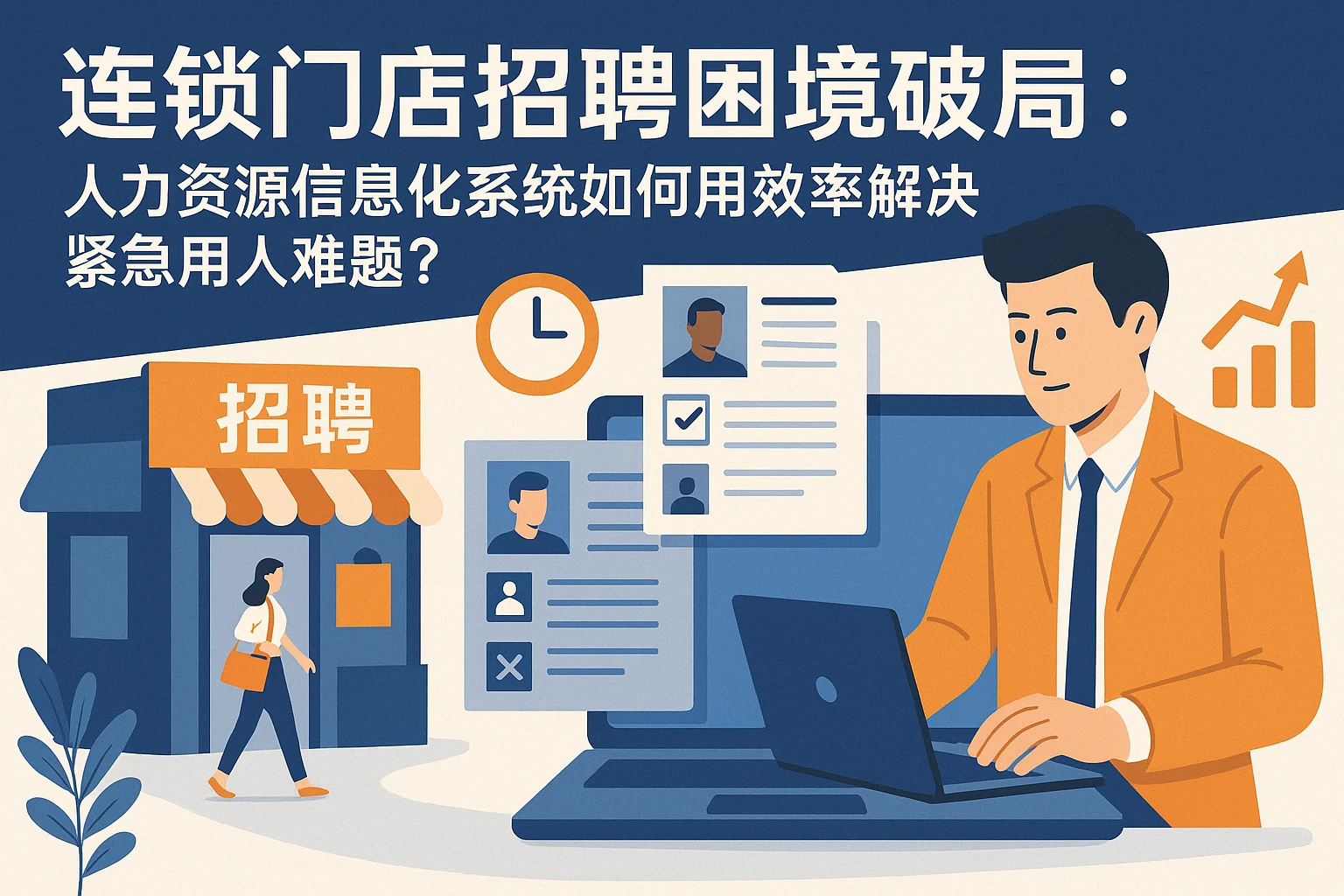 连锁门店招聘困境破局：人力资源信息化系统如何用效率解决紧急用人难题？