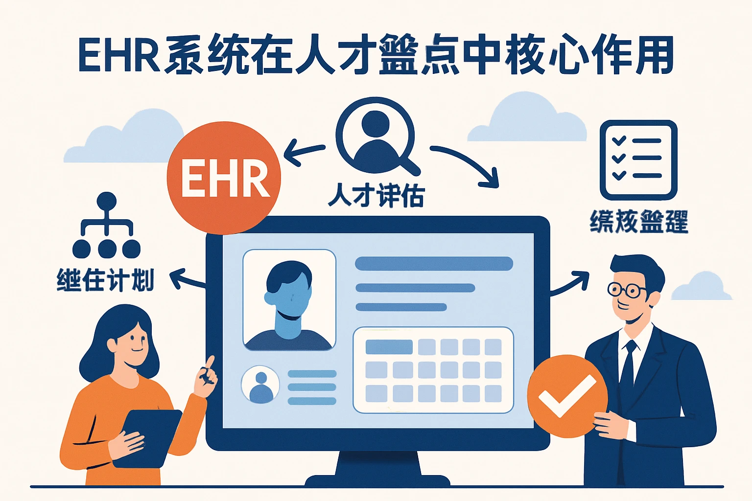EHR系统在人才盘点中的核心作用