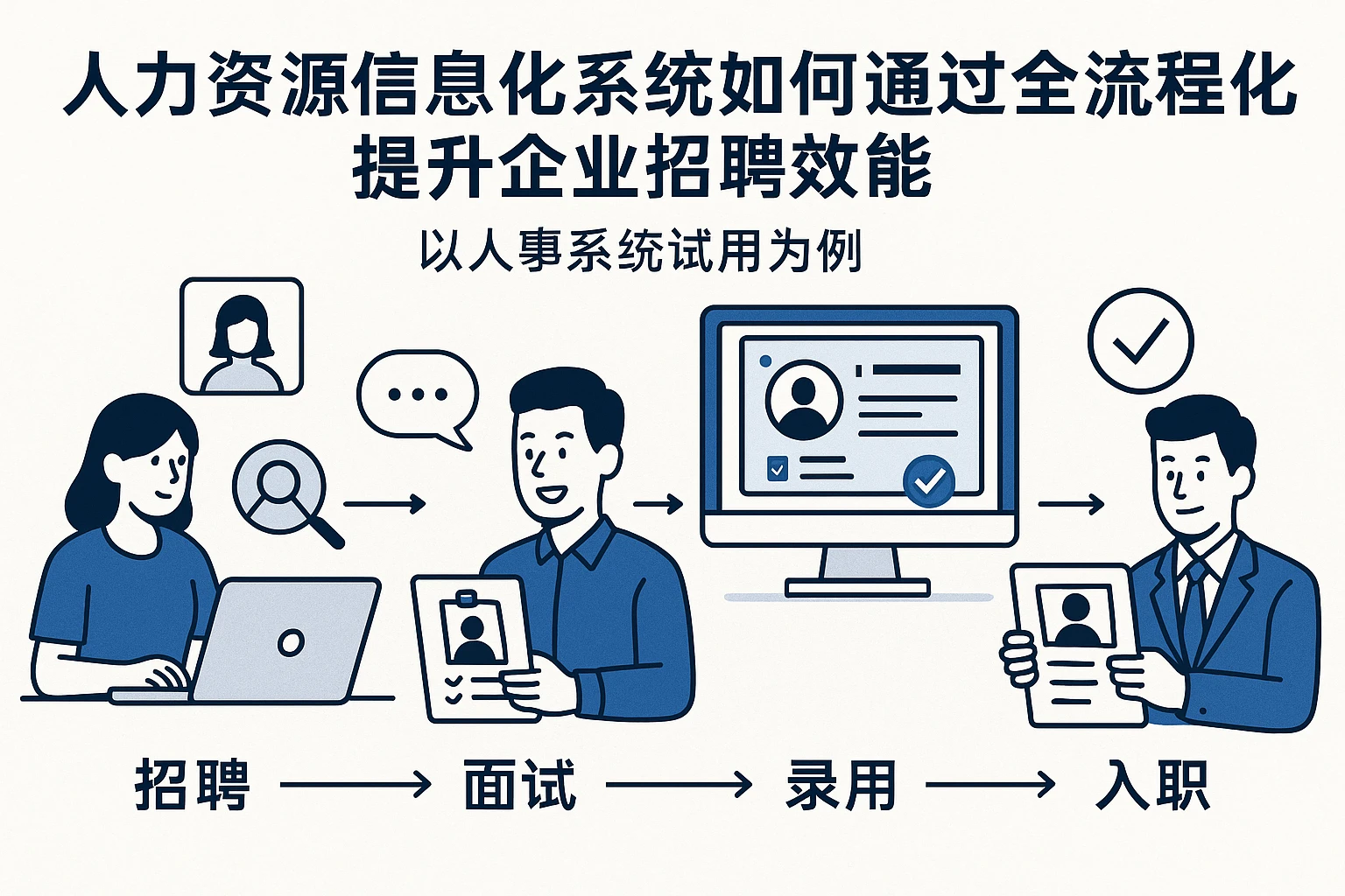 人力资源信息化系统如何通过全流程优化提升企业招聘效能：以人事系统试用为例
