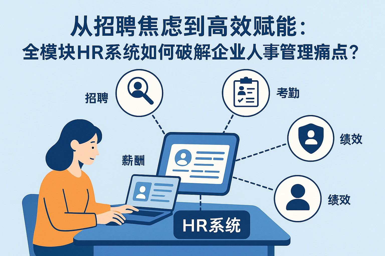 从招聘焦虑到高效赋能:全模块HR系统如何破解企业人事管理痛点?