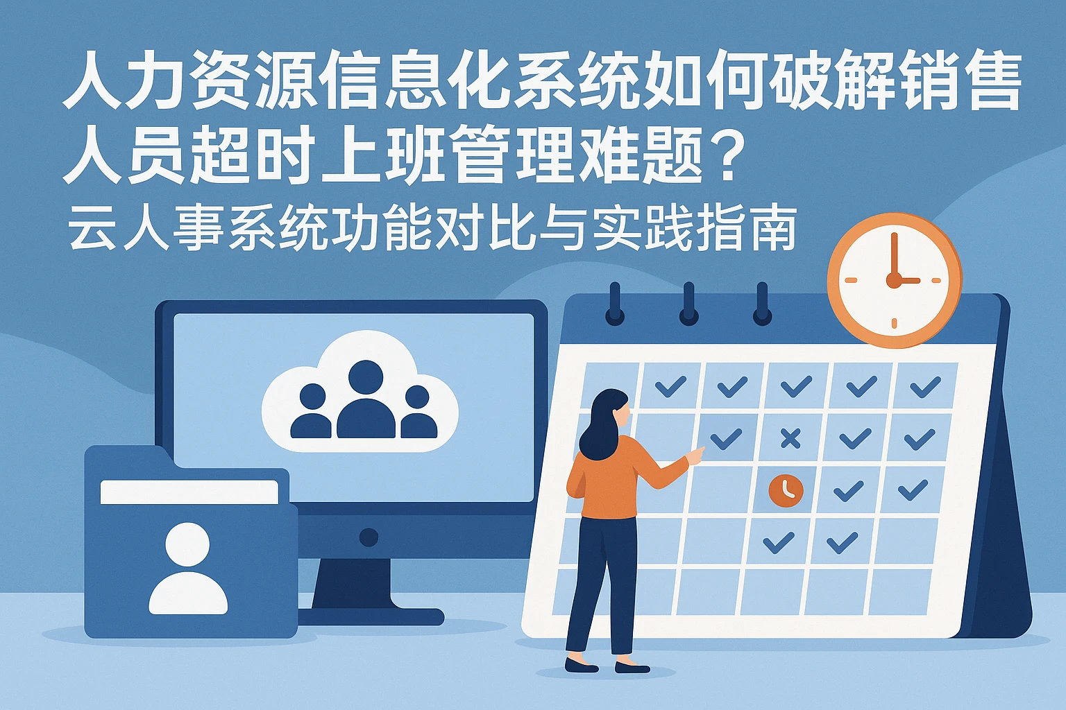 人力资源信息化系统如何破解销售人员超时上班管理难题？云人事系统功能对比与实践指南