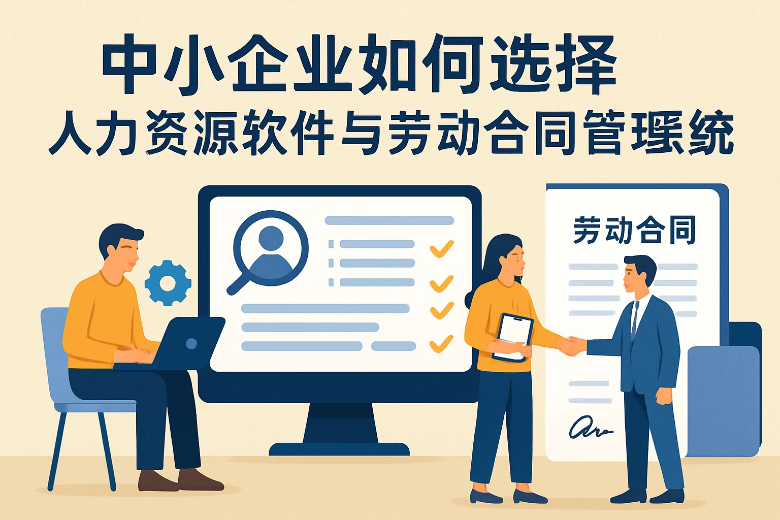 中小企业如何选择人力资源软件与劳动合同管理系统