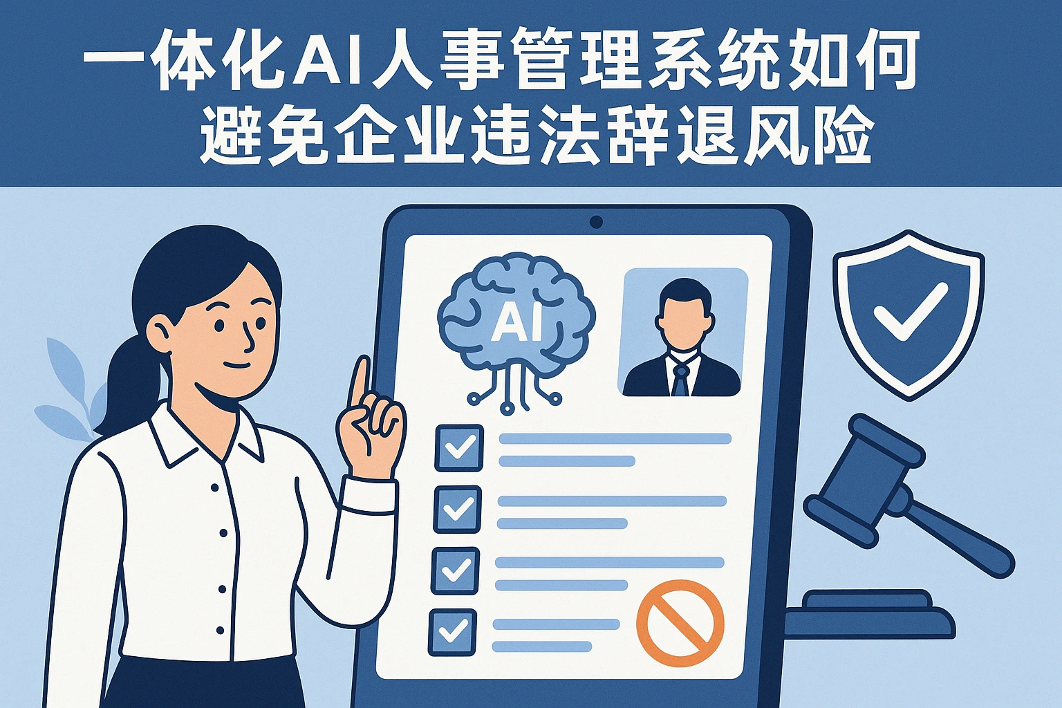一体化AI人事管理系统如何避免企业违法辞退风险