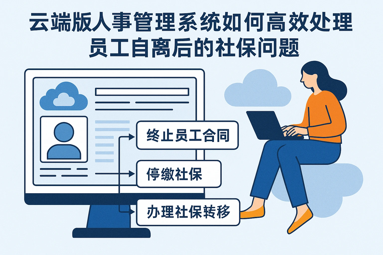 云端版人事管理系统如何高效处理员工自离后的社保问题