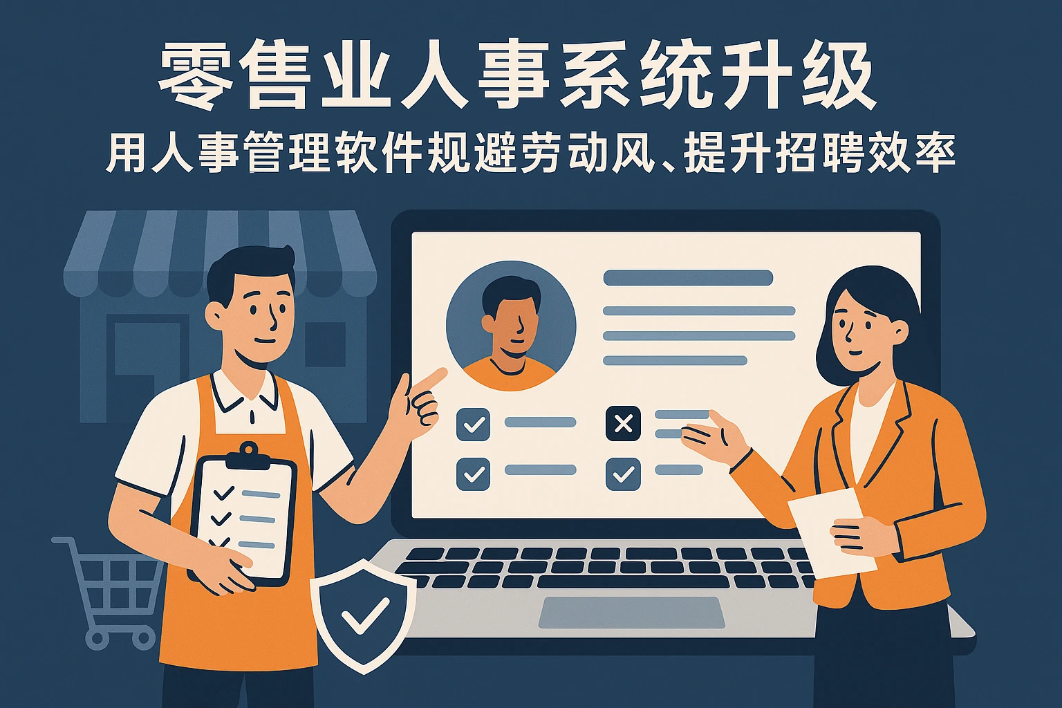 零售业人事系统升级：用人事管理软件规避劳动风险，提升招聘效率