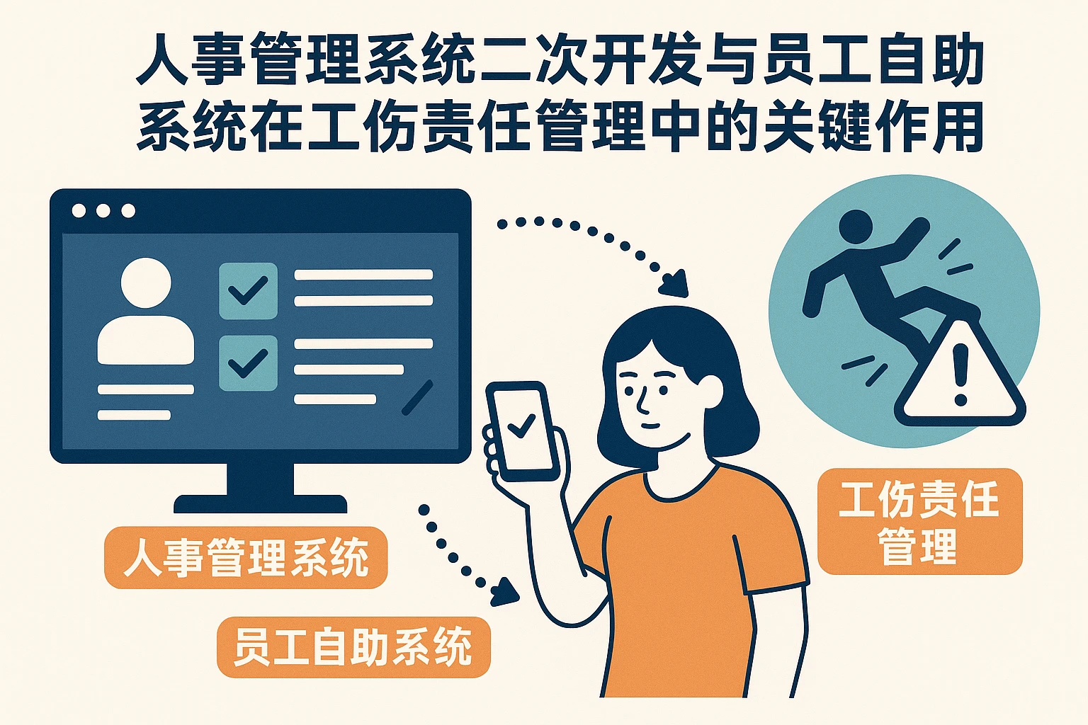 人事管理系统二次开发与员工自助系统在工伤责任管理中的关键作用