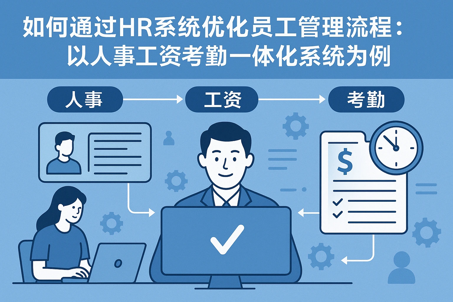 如何通过HR系统优化员工管理流程:以人事工资考勤一体化系统为例