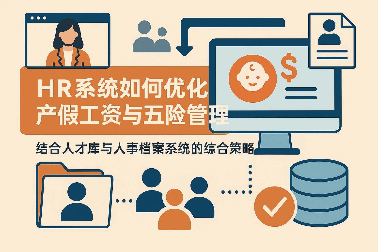 HR系统如何优化产假工资与五险管理:结合人才库与人事档案系统的综合策略