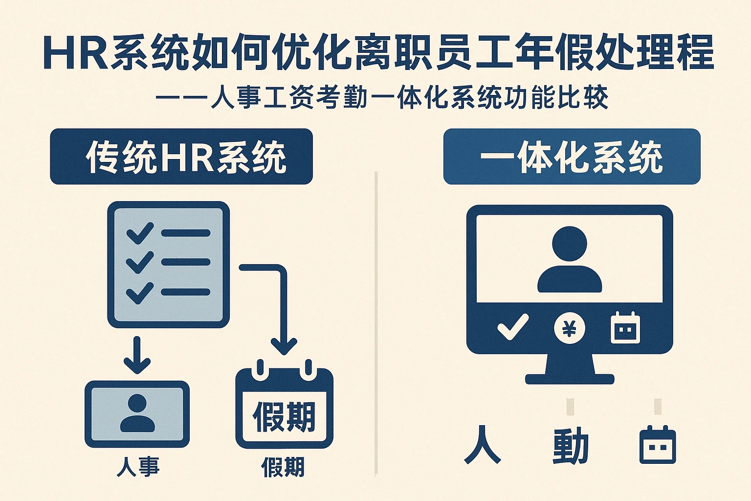 HR系统如何优化离职员工年假处理流程——人事工资考勤一体化系统功能比较