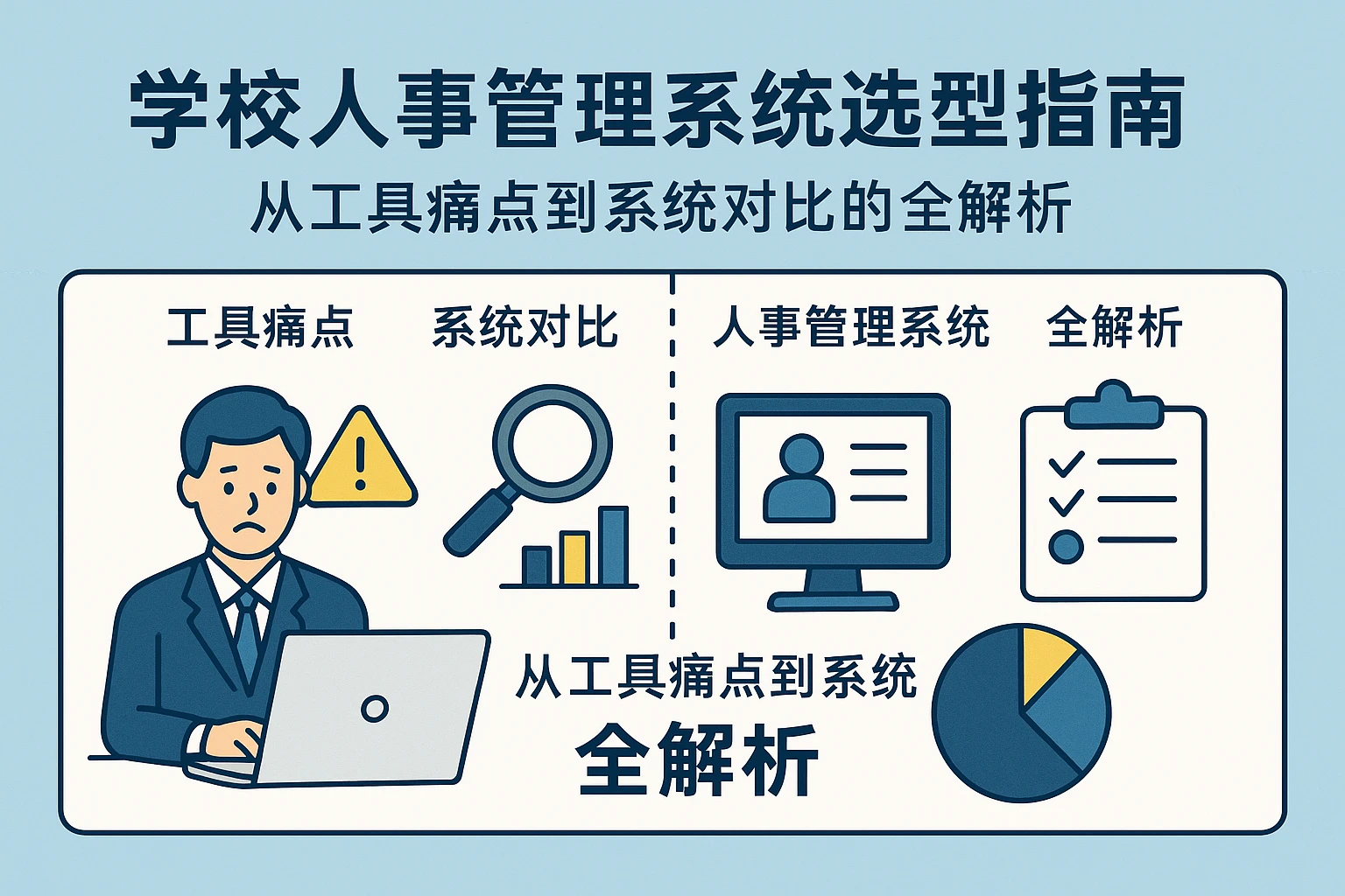 学校人事管理系统选型指南：从工具痛点到系统对比的全解析