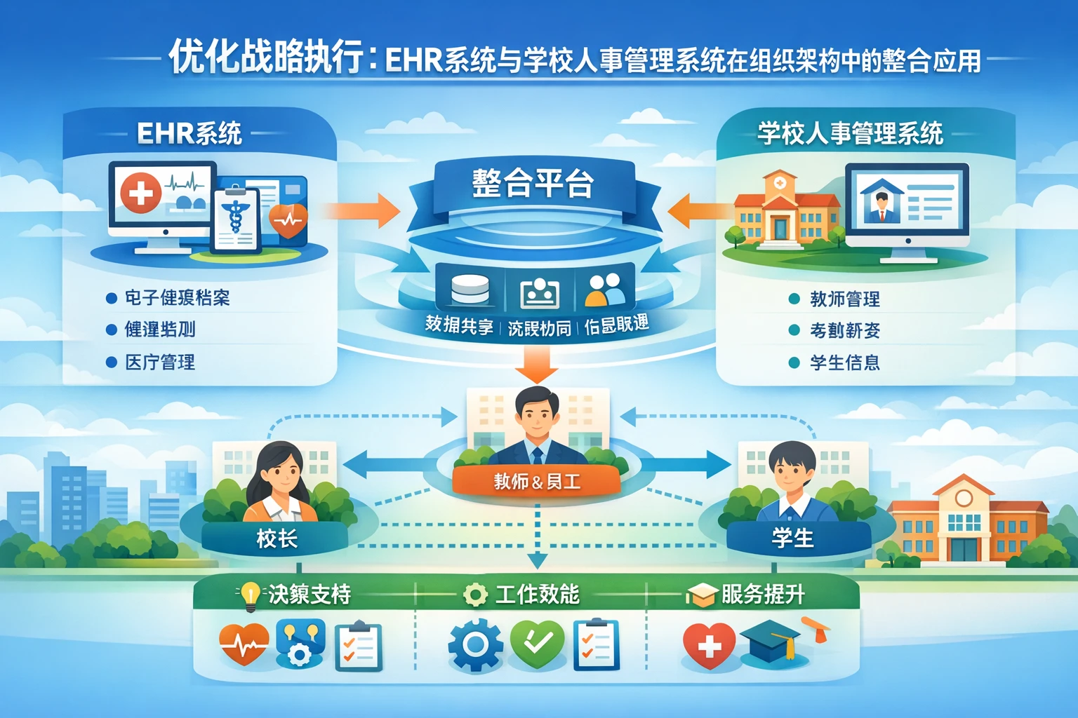 优化战略执行：EHR系统与学校人事管理系统在组织架构中的整合应用