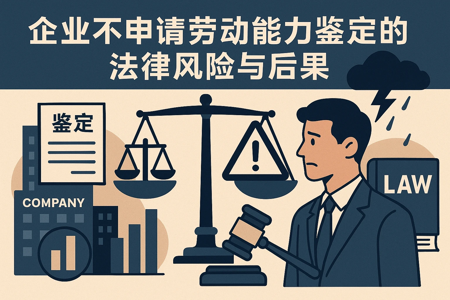 企业不申请劳动能力鉴定的法律风险与后果