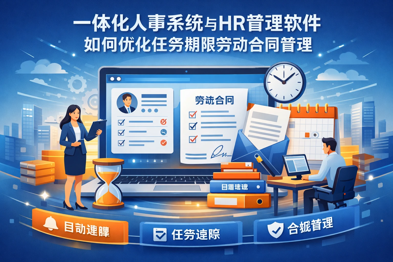 一体化人事系统与HR管理软件如何优化任务期限劳动合同管理