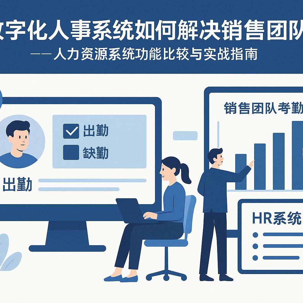 数字化人事系统如何解决销售团队考勤难题——人力资源系统功能比较与实战指南