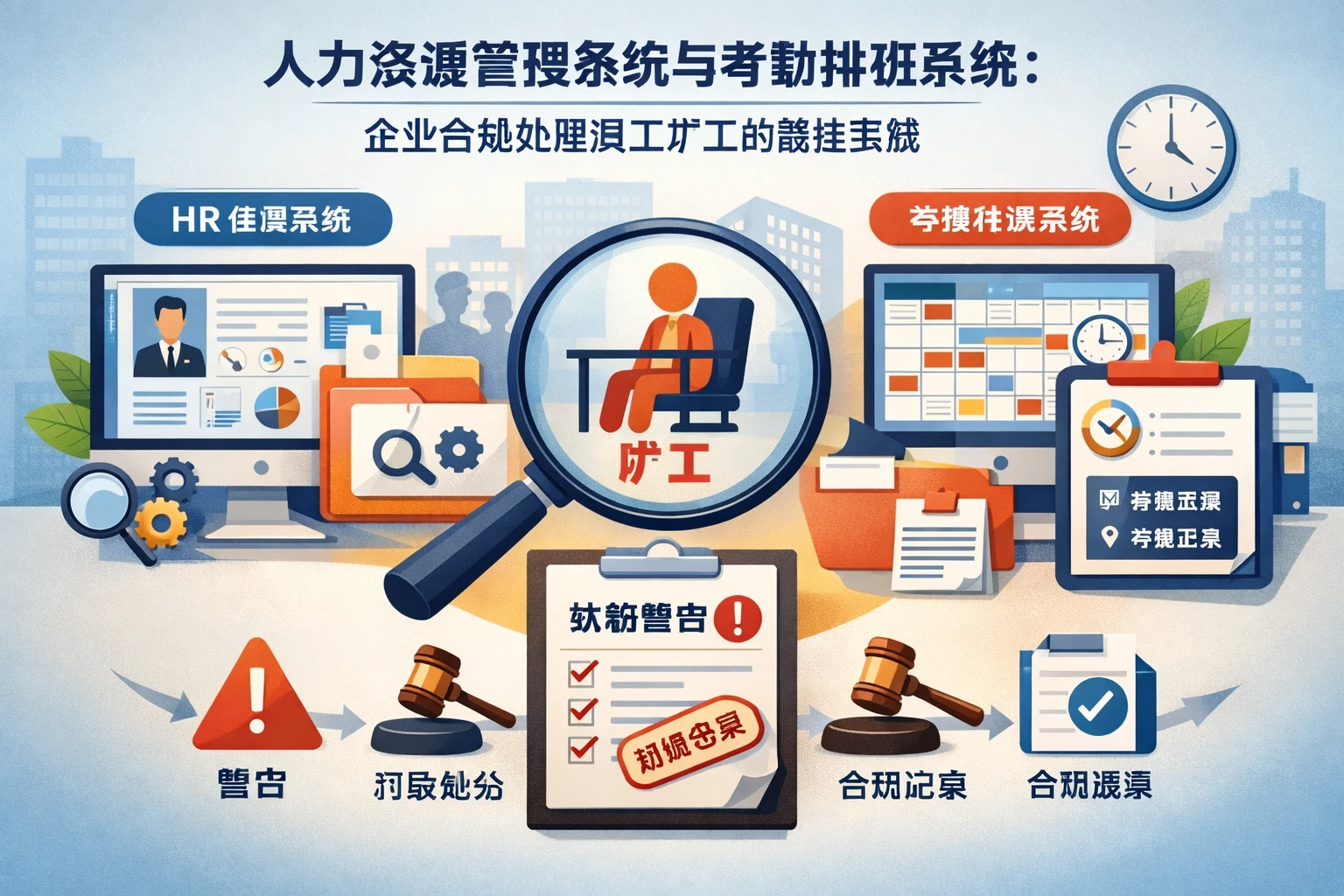 人力资源管理系统与考勤排班系统：企业合规处理员工旷工的最佳实践
