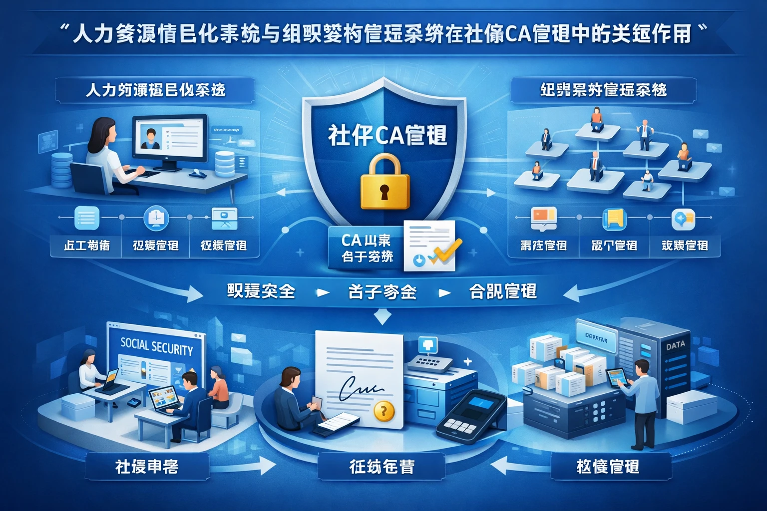 人力资源信息化系统与组织架构管理系统在社保CA管理中的关键作用