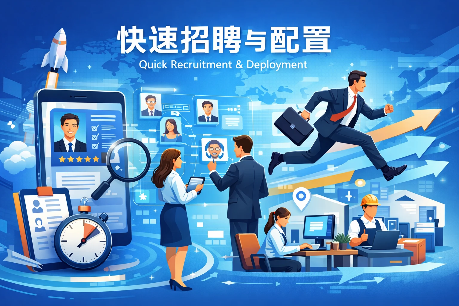 快速招聘与配置