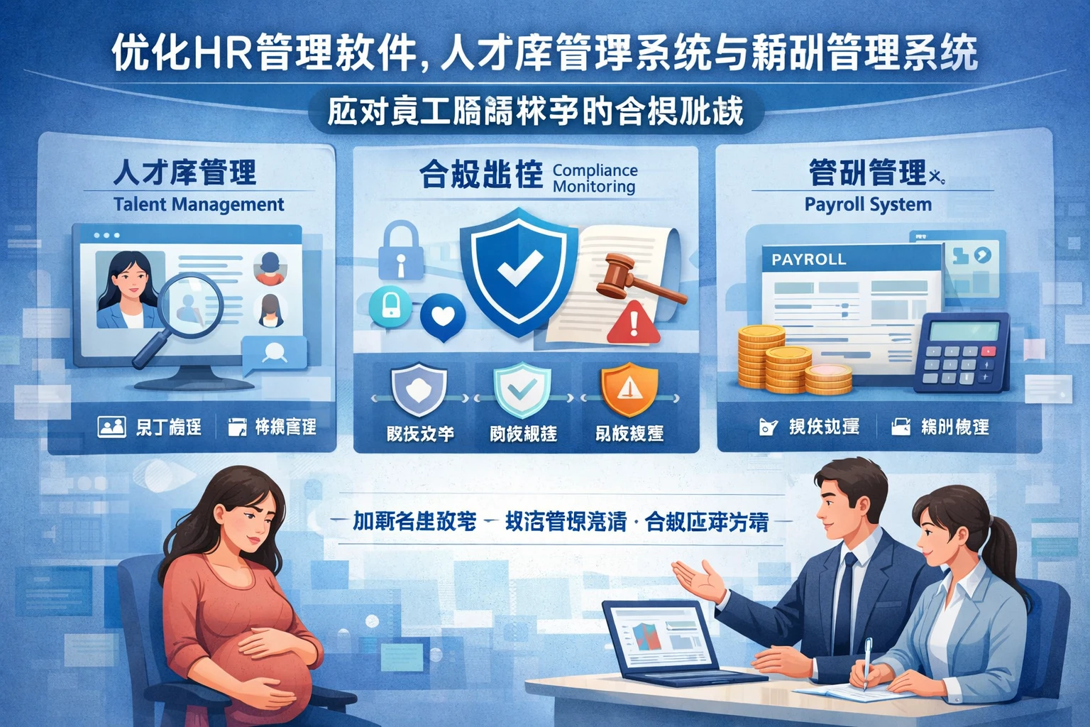 优化HR管理软件、人才库管理系统与薪酬管理系统,应对员工隐瞒怀孕的合规挑战