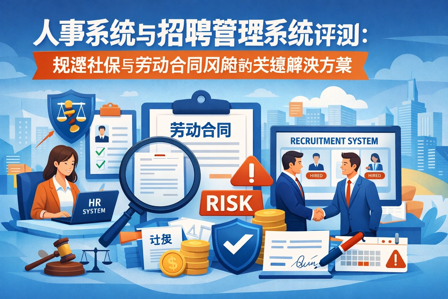人事系统与招聘管理系统评测：规避社保与劳动合同风险的关键解决方案
