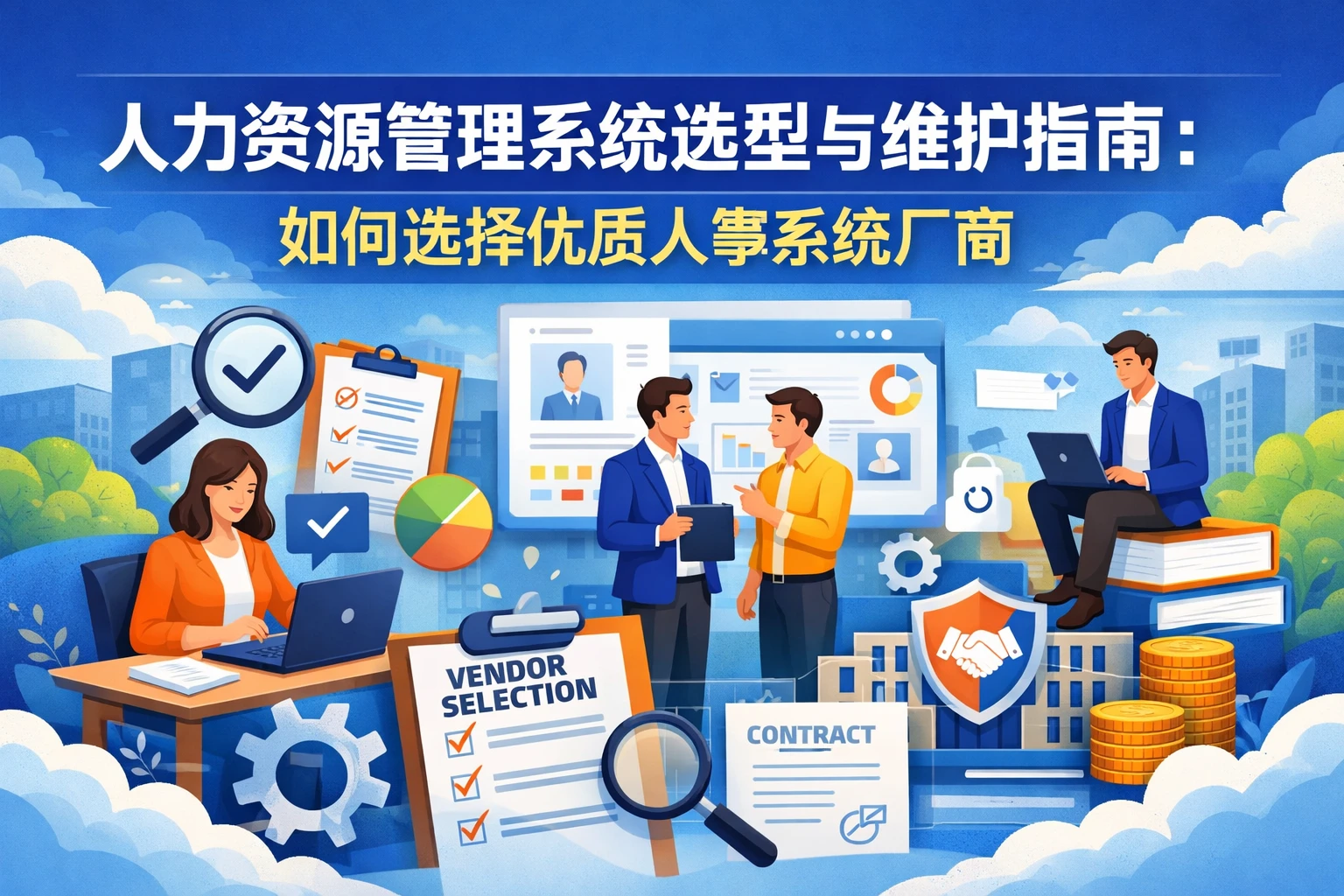 人力资源管理系统选型与维护指南：如何选择优质人事系统厂商