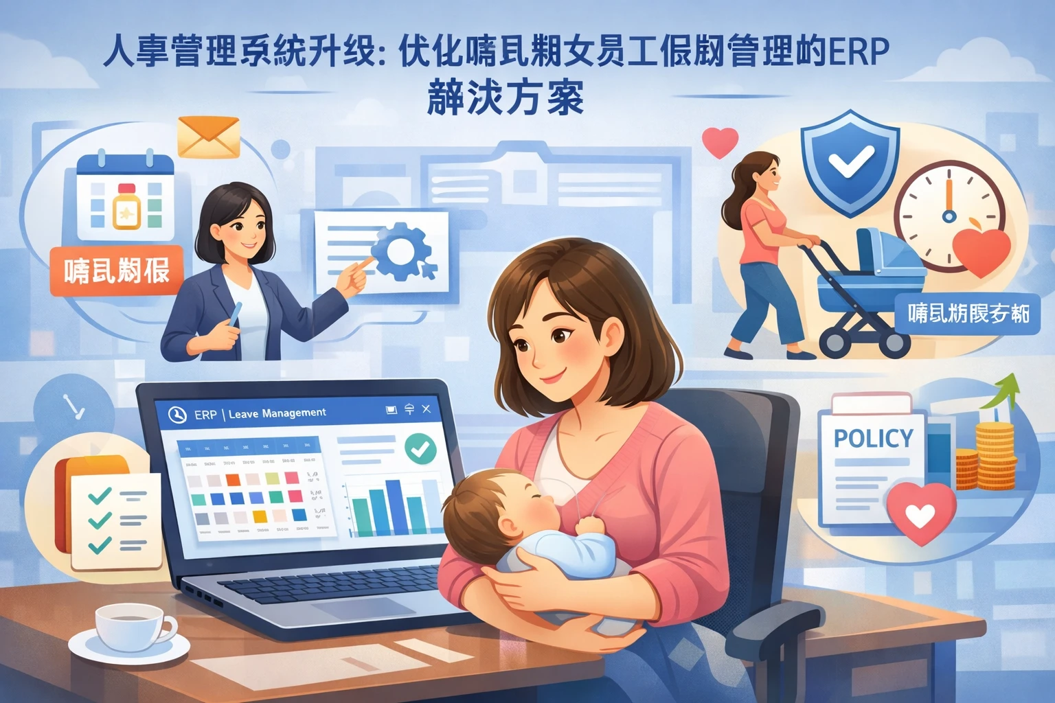 人事管理系统升级：优化哺乳期女员工假期管理的ERP解决方案