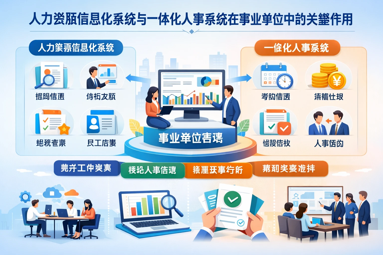 人力资源信息化系统与一体化人事系统在事业单位中的关键作用