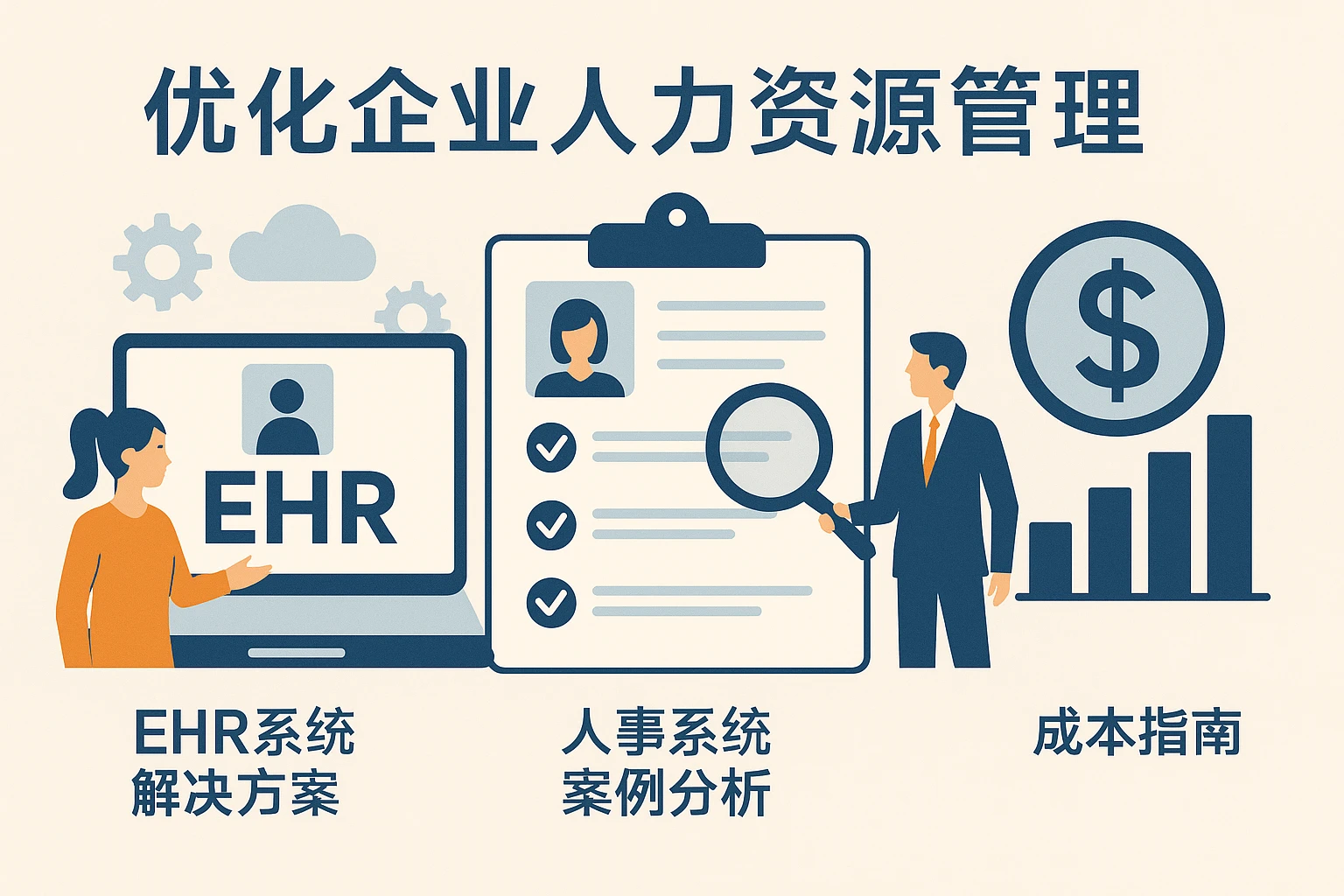 优化企业人力资源管理：EHR系统解决方案、人事系统案例分析与成本指南