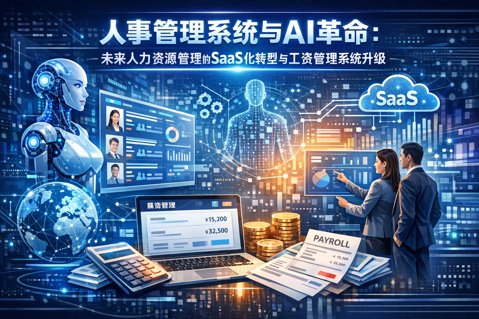 人事管理系统与AI革命：未来人力资源管理的SaaS化转型与工资管理系统升级