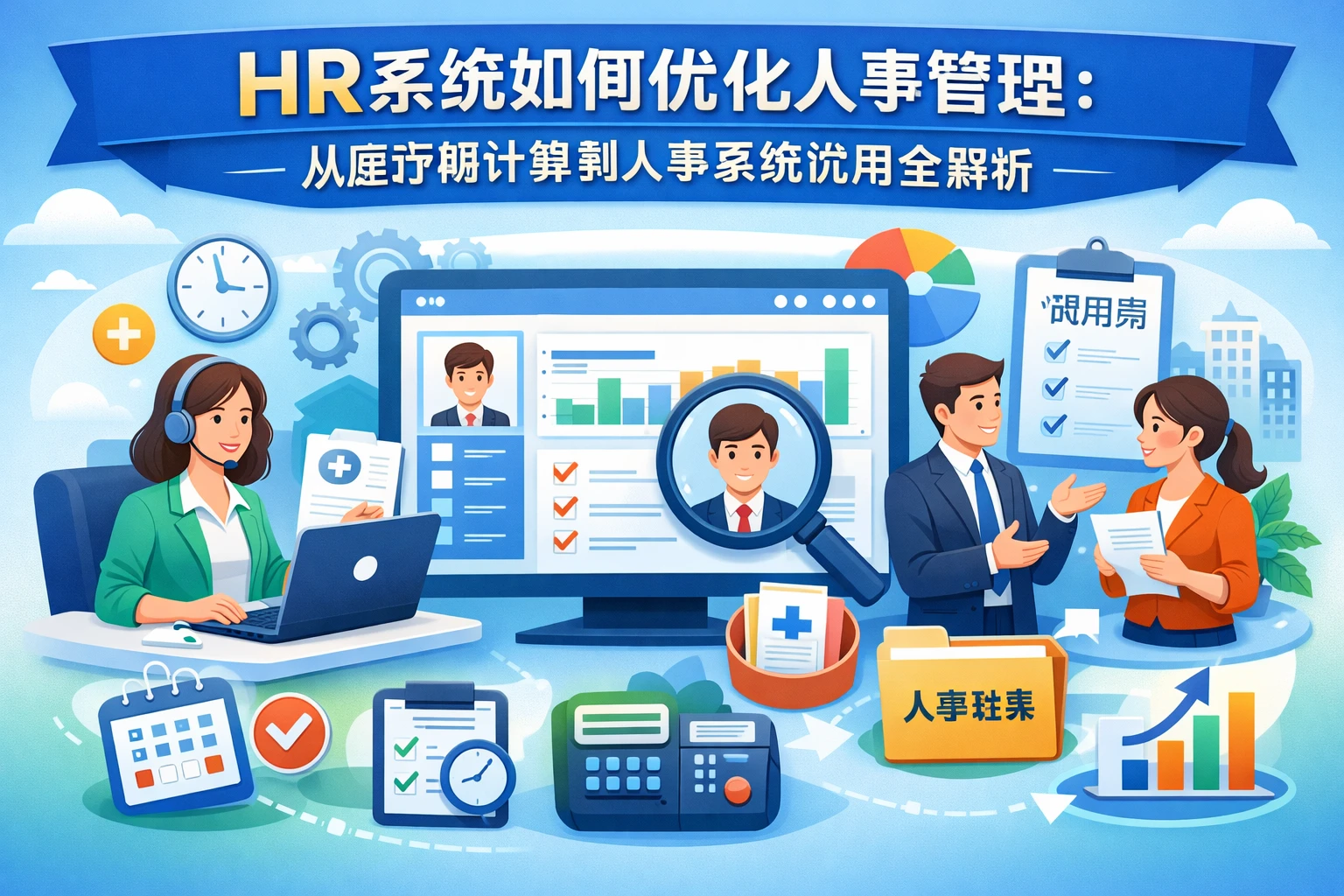 HR系统如何优化人事管理：从医疗期计算到人事系统试用全解析