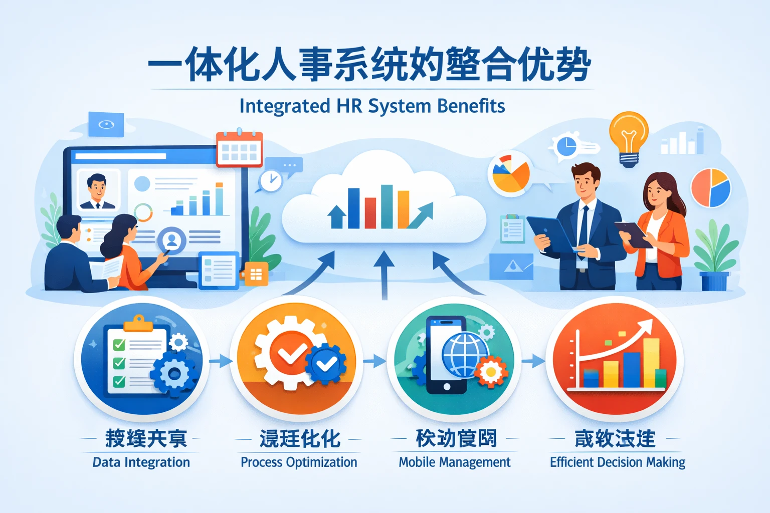 一体化人事系统的整合优势