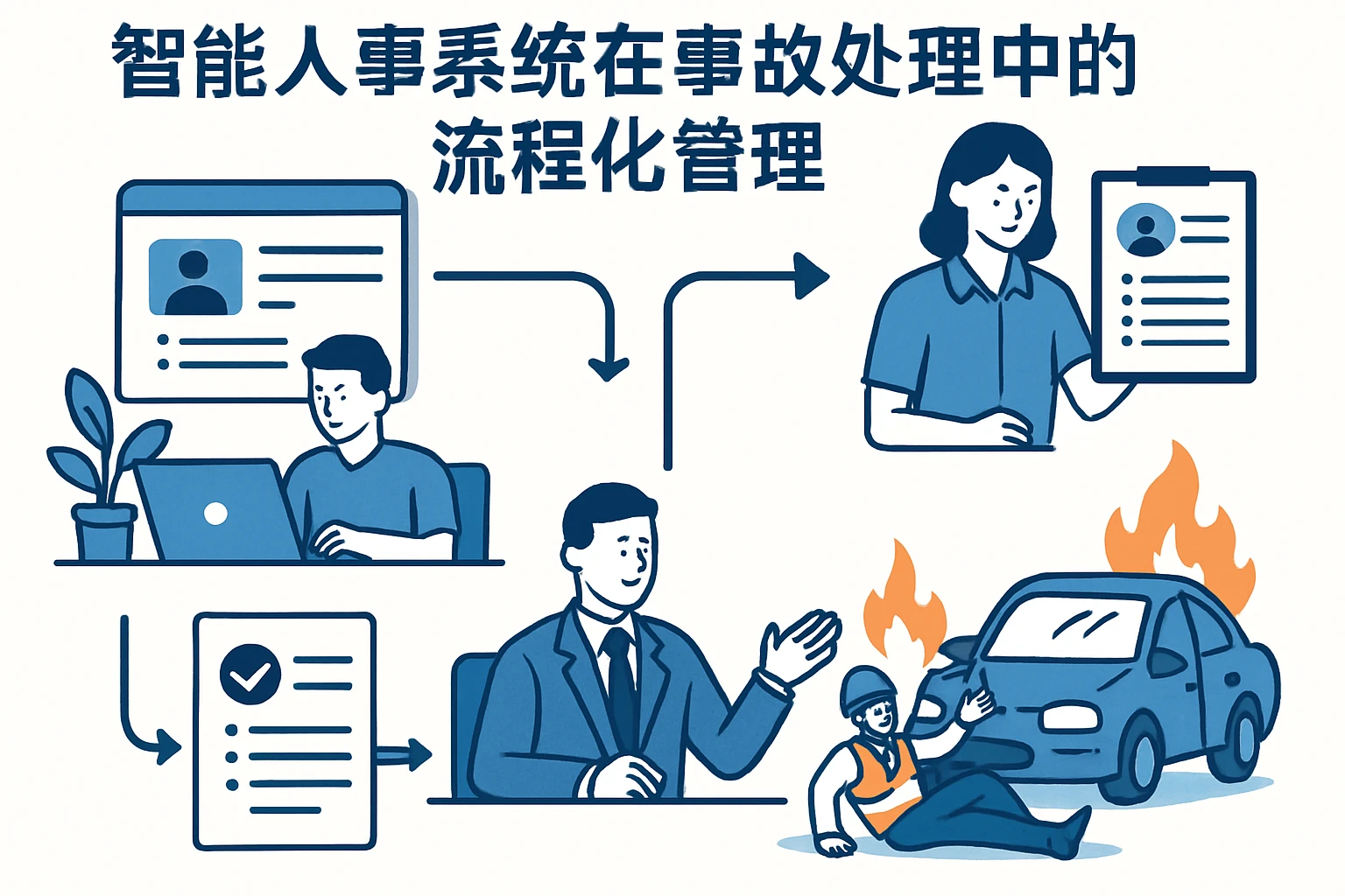 智能人事系统在事故处理中的流程化管理