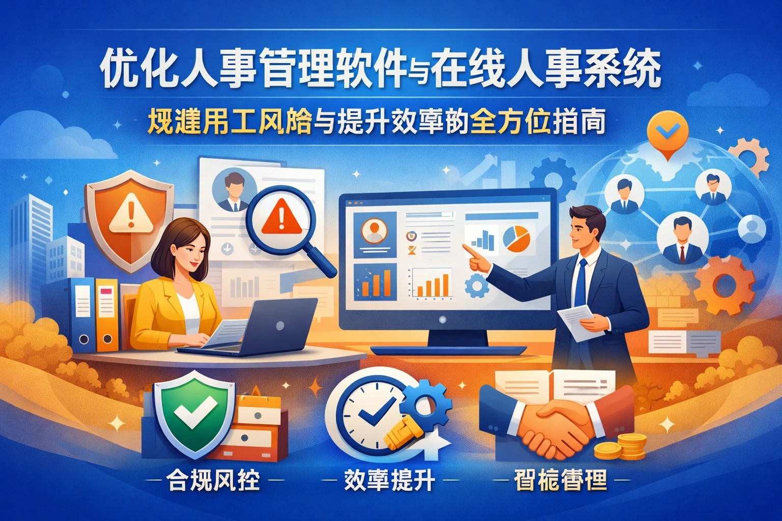 优化人事管理软件与在线人事系统：规避用工风险与提升效率的全方位指南