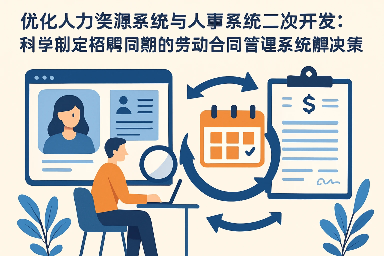 优化人力资源系统与人事系统二次开发：科学制定招聘周期的劳动合同管理系统解决方案