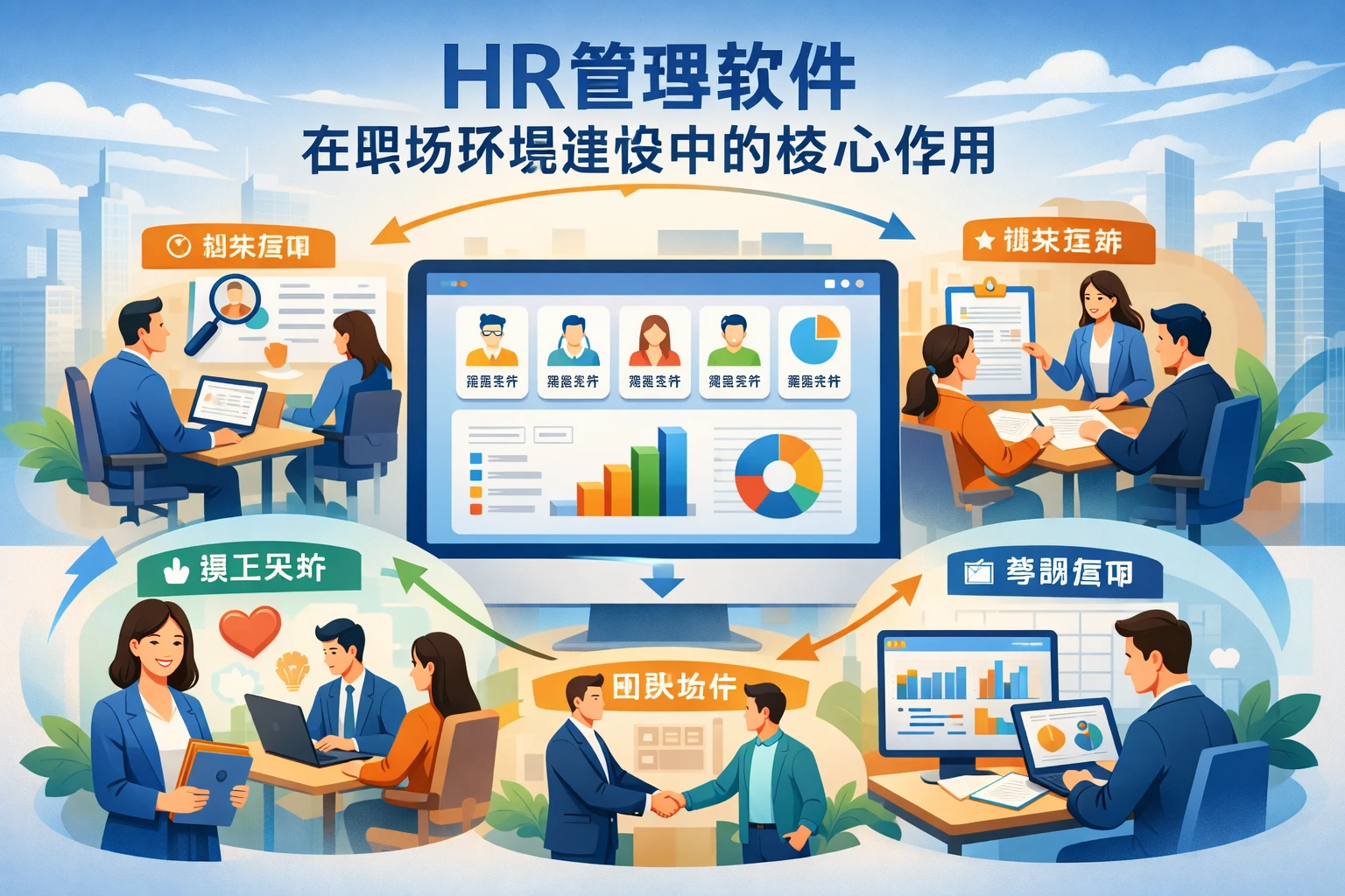 HR管理软件在职场环境建设中的核心作用