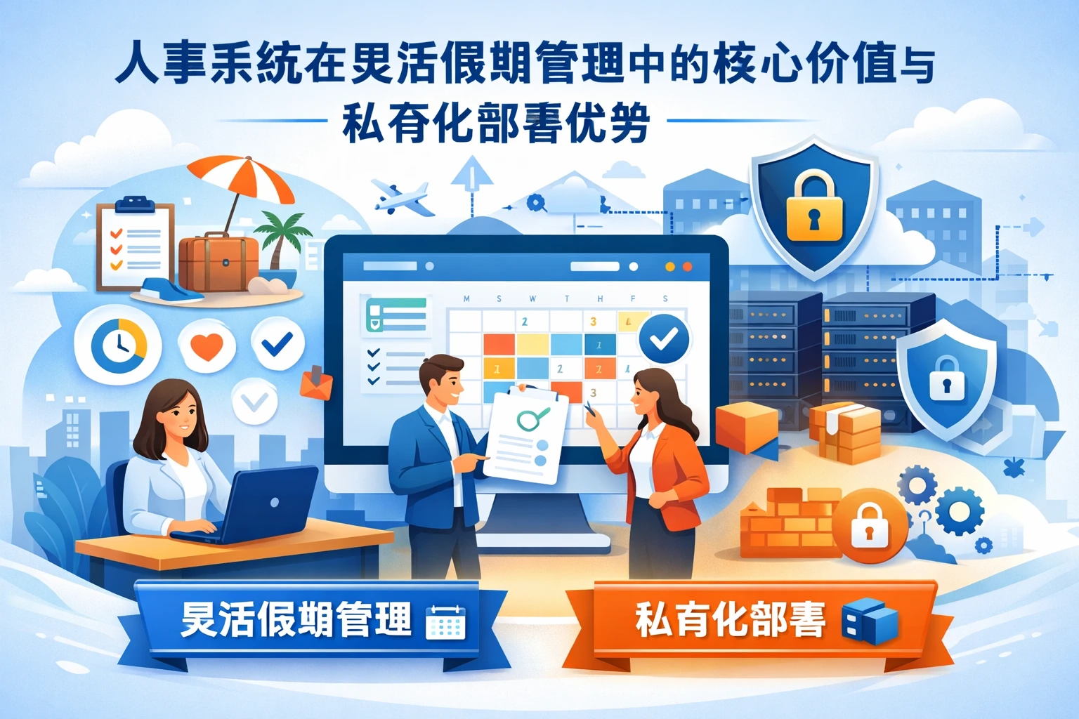 人事系统在灵活假期管理中的核心价值与私有化部署优势
