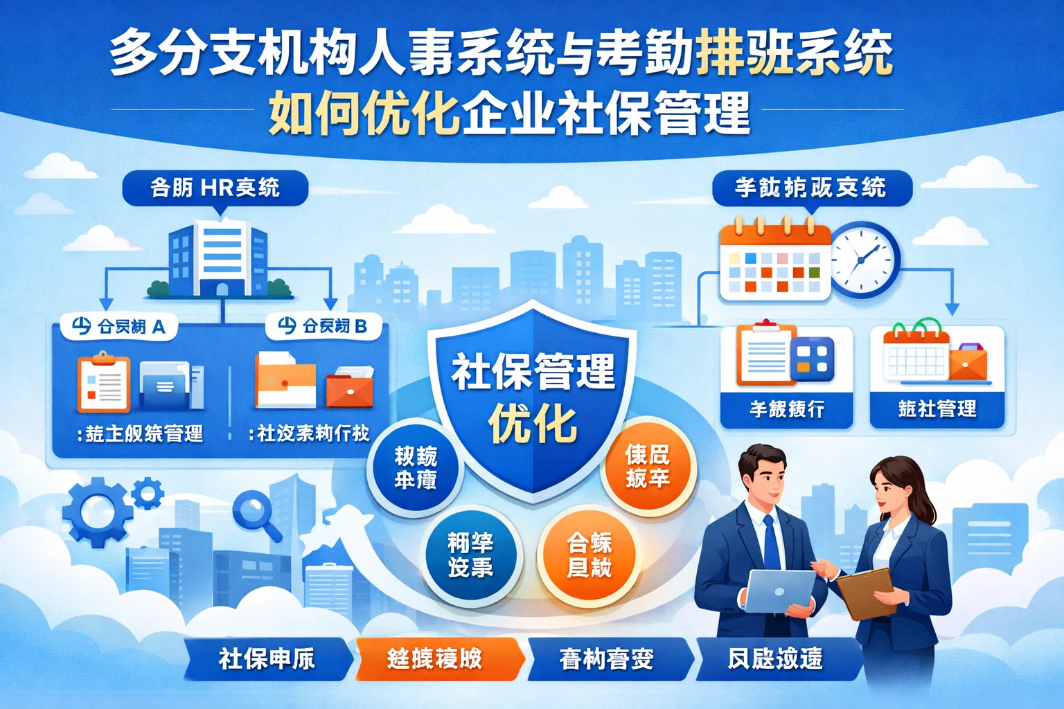多分支机构人事系统与考勤排班系统如何优化企业社保管理