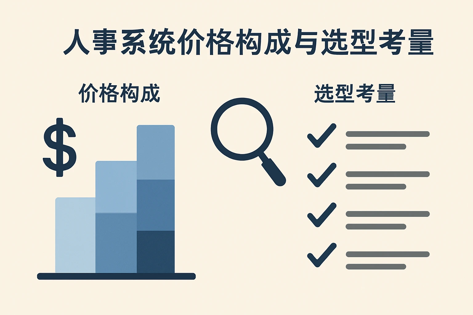 人事系统价格构成与选型考量