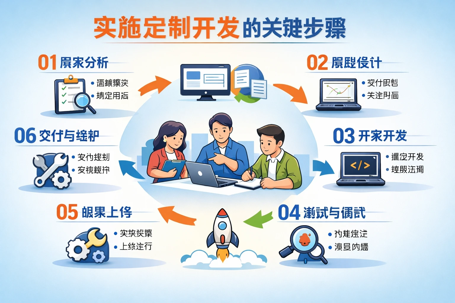 实施定制开发的关键步骤