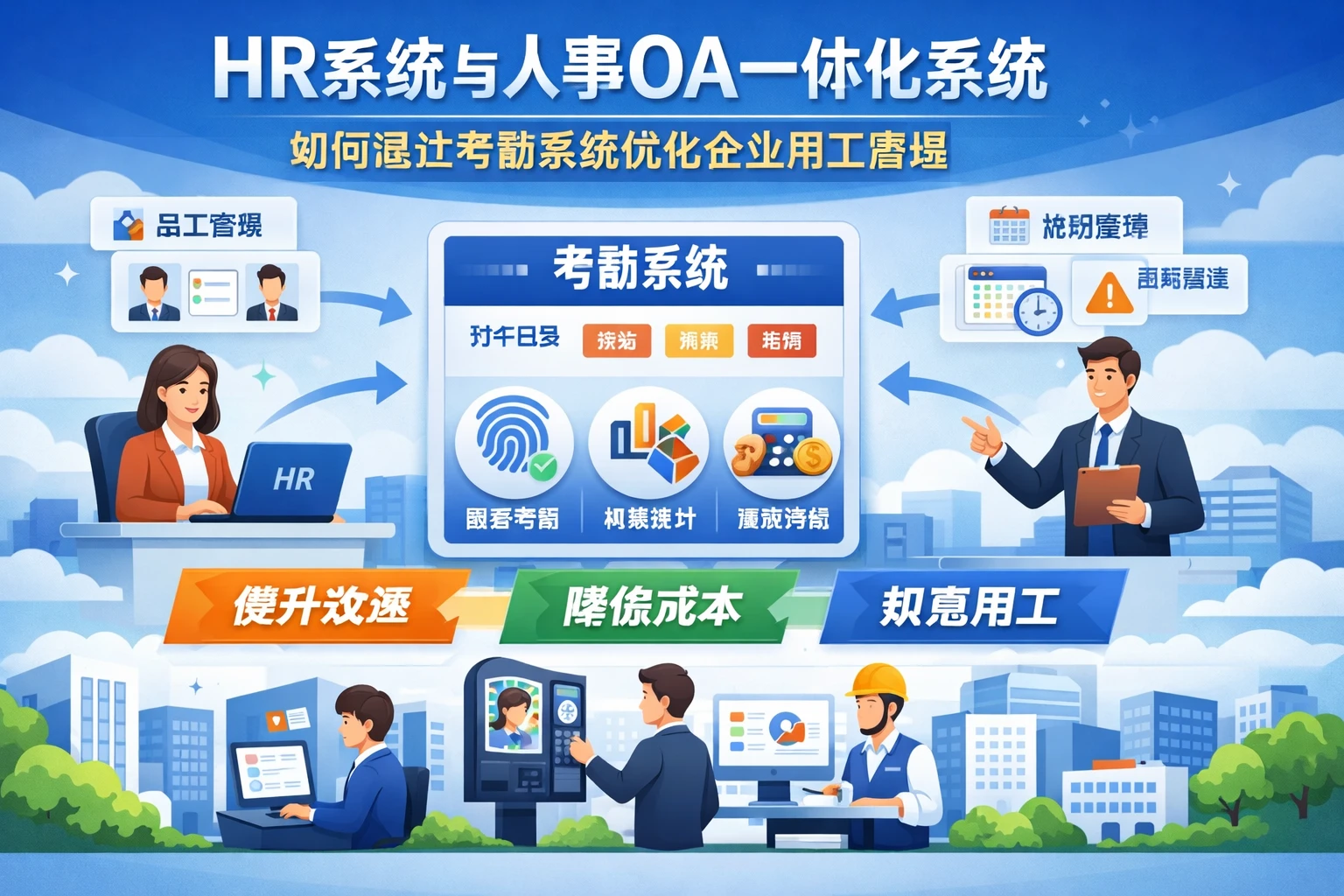 HR系统与人事OA一体化系统如何通过考勤系统优化企业用工管理